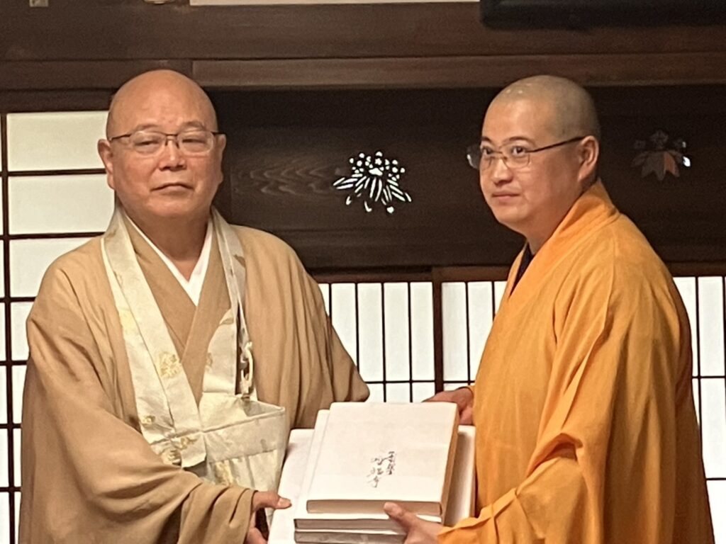 中国湖州市仏教会訪問団 2025/7/14